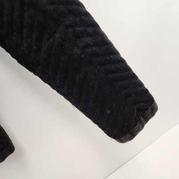 GRL Quilted Hip Length Jacket Size Medium Black - Picture 4 of 9